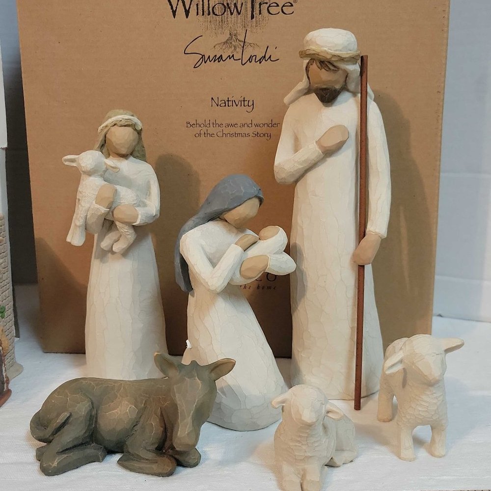 WILLOW TREE 6 Piece Nativity Set with box
